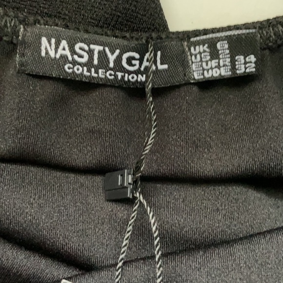 Nasty Gal Ruffle Midi Dress Size 2 - Picture 6 of 11